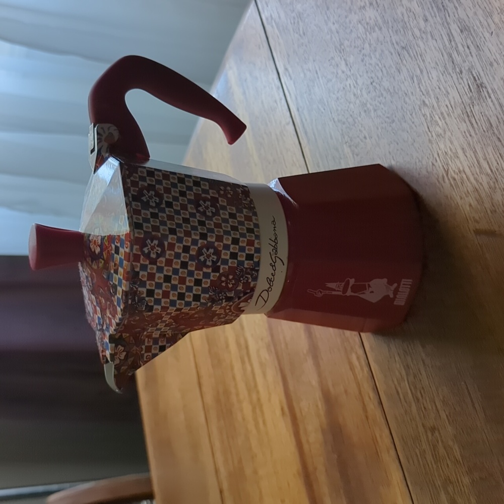 Bialetti 6 cup DOLCE & GABBANA espresso maker NWOT